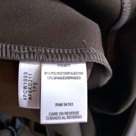 Andrew Marc Pants Womens Small Pull On Brown Taupe Soft Stretch Faux Suede - Picture 6 of 6